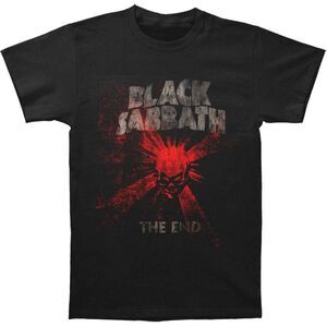 Black Sabbath Unisex Adult The End Skull Shine T-Shirt / Black